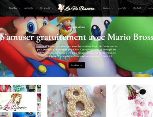 La Fée Biscotte – Site Web et Communication RS